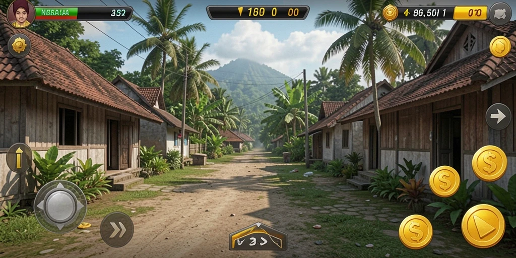 topanwin - Tangkapan layar saat karakter pemain beraksi dalam game TOPANWIN.